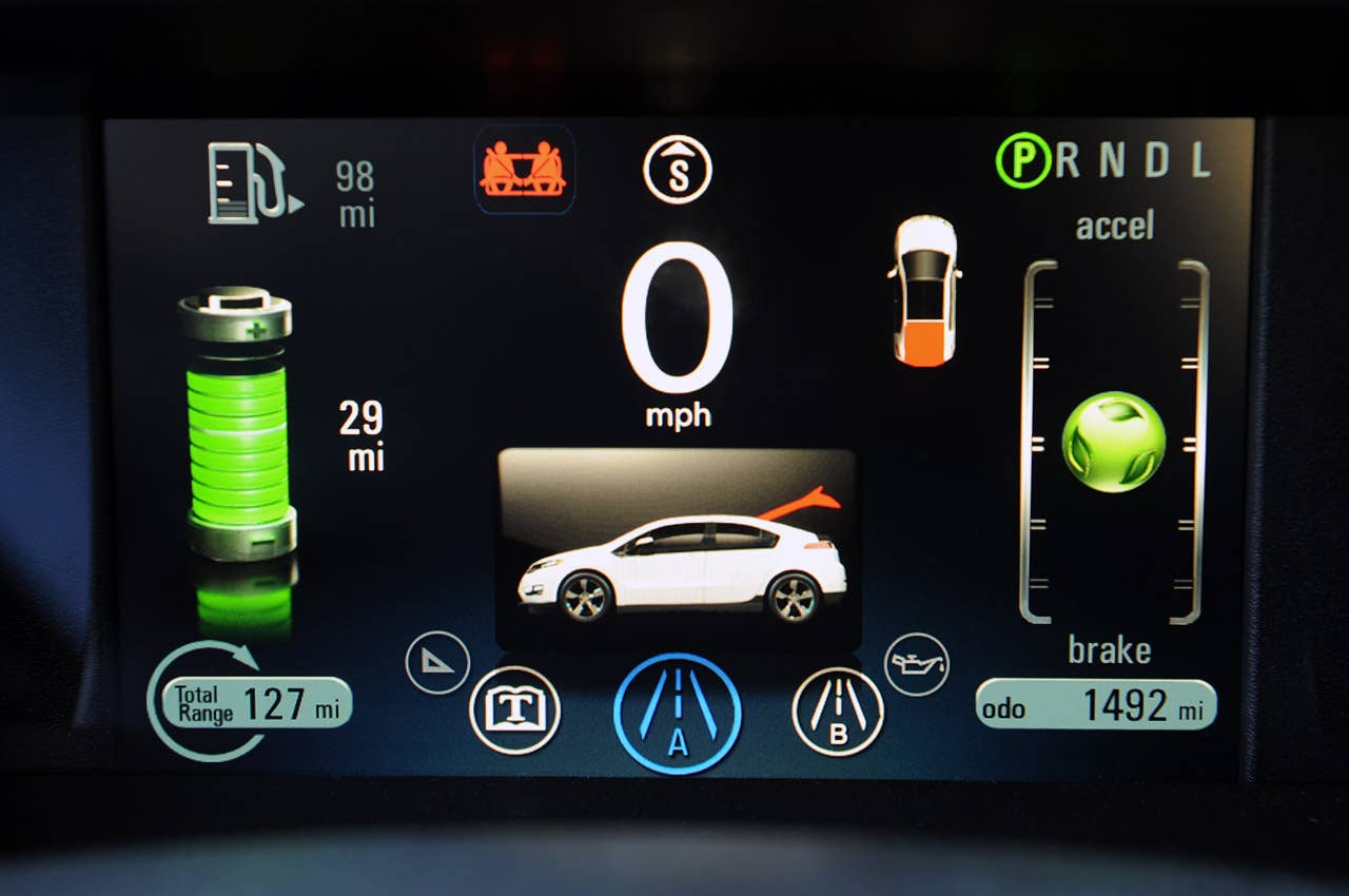 2011 Chevrolet Volt gauges