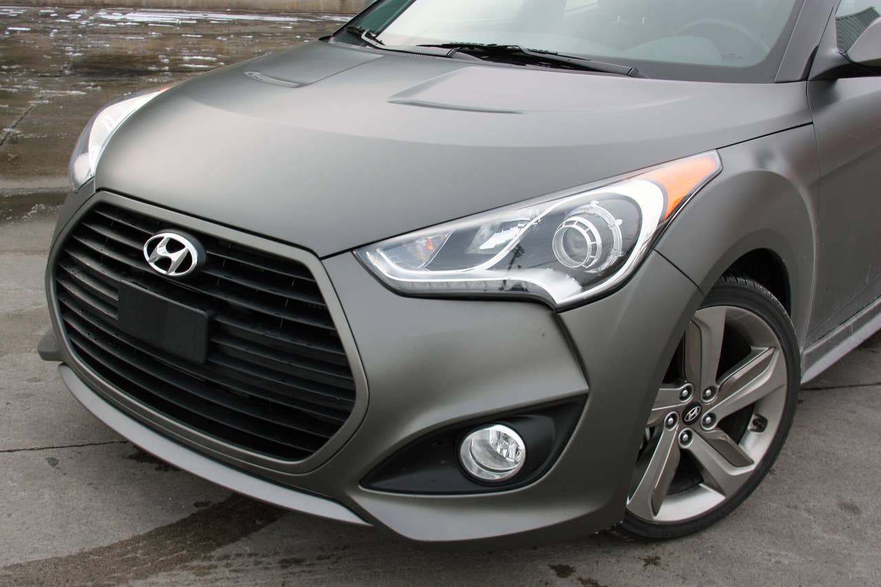 Long-Term 2013 Hyundai Veloster Turbo front fascia