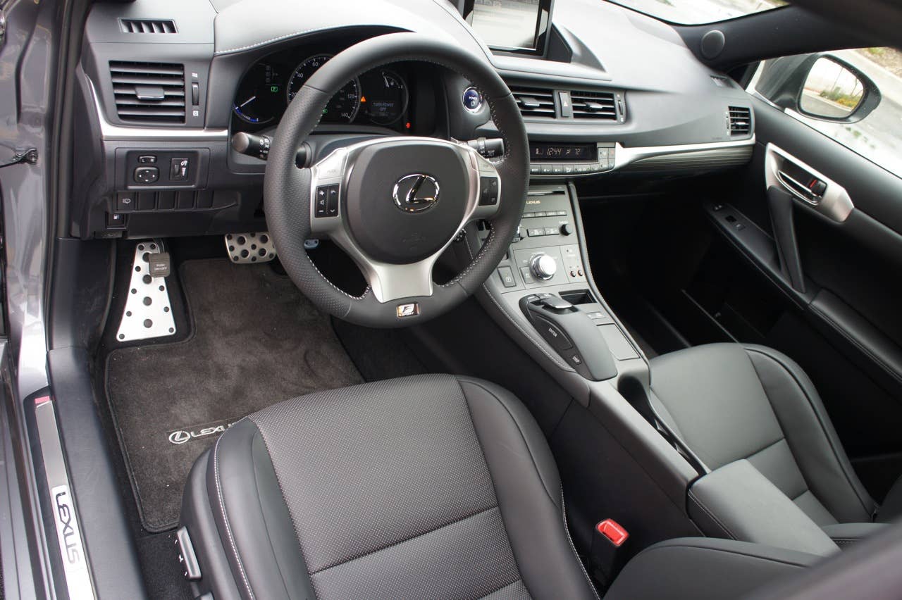 2012 Lexus CT 200h F Sport interior