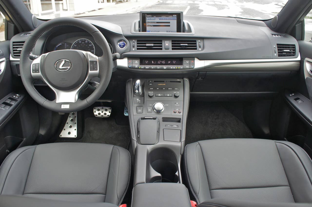 2012 Lexus CT 200h F Sport interior