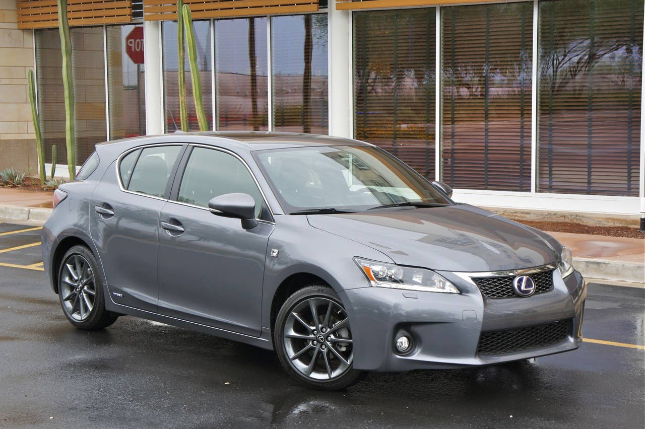 2012 Lexus CT 200h F Sport front 3/4