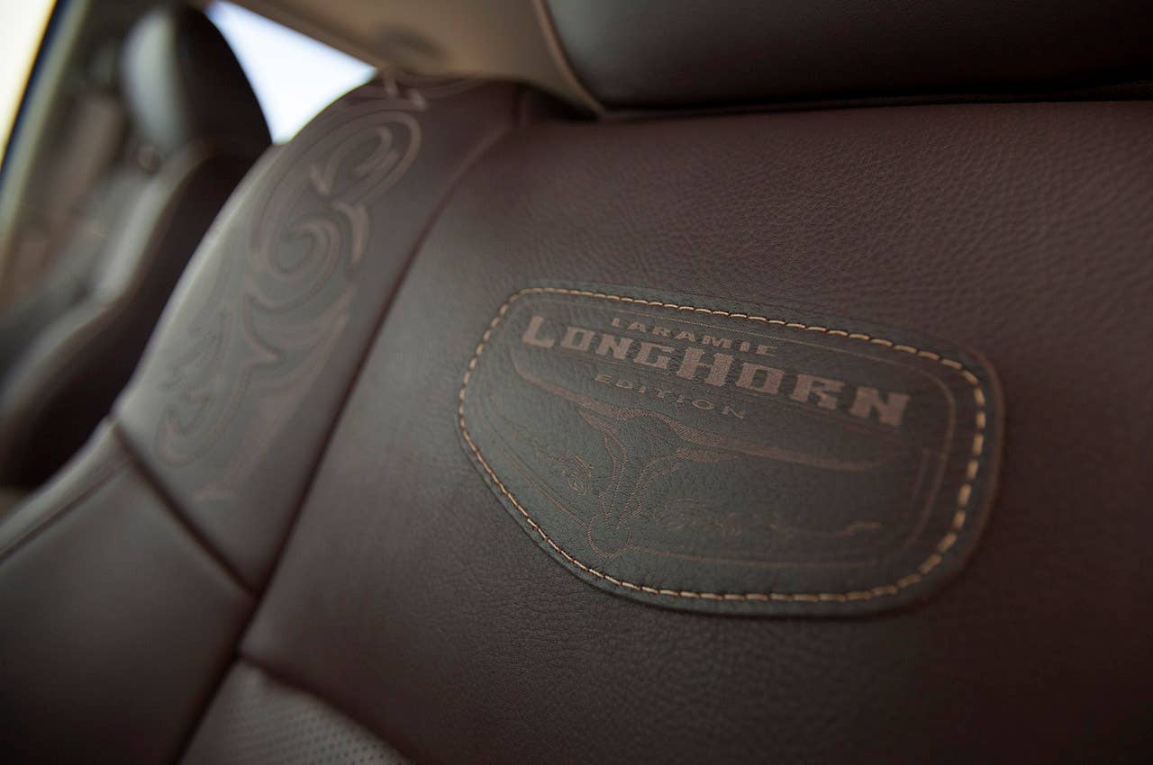 2013 Ram 3500 HD seat detail