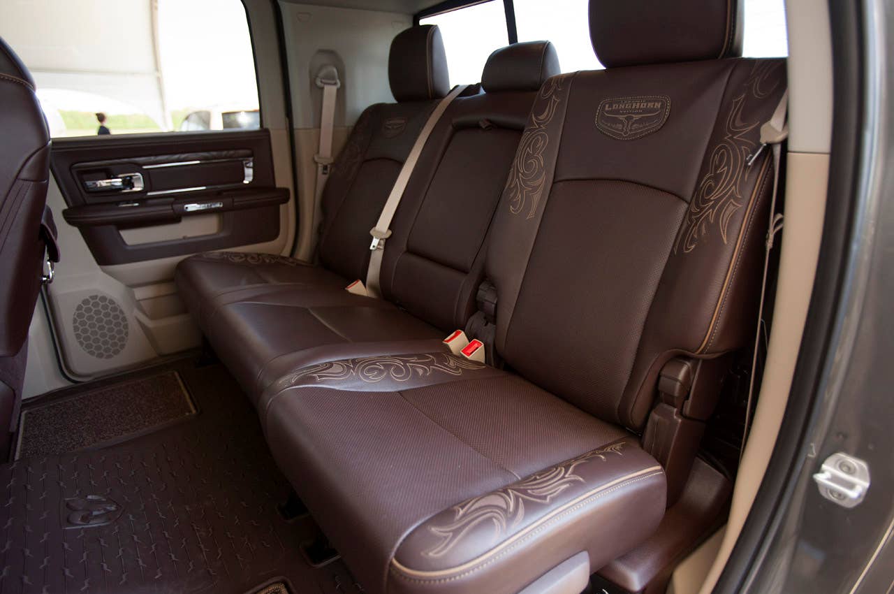 2013 Ram 3500 HD rear seats