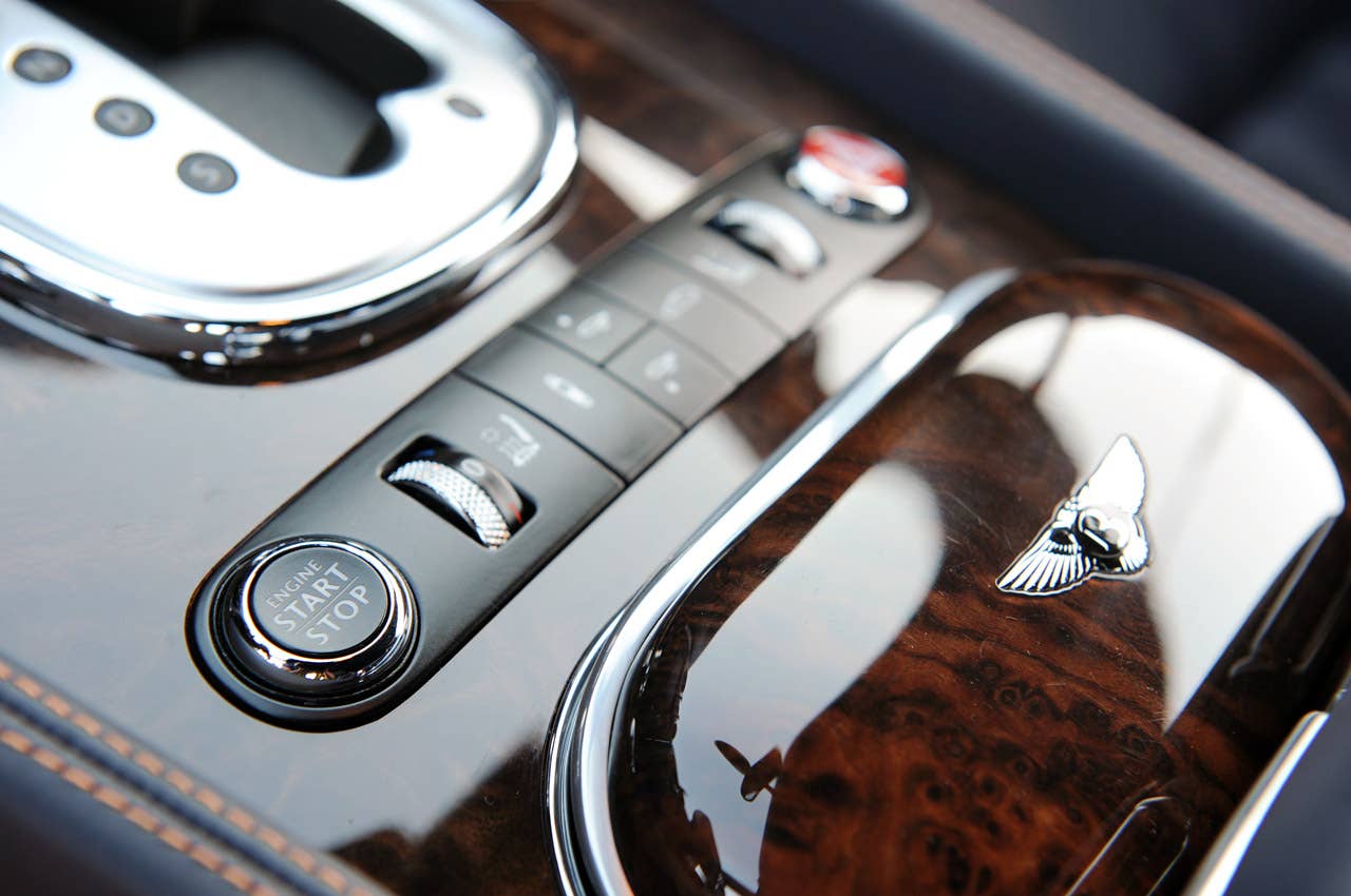 2011 Bentley Continental GT engine start button