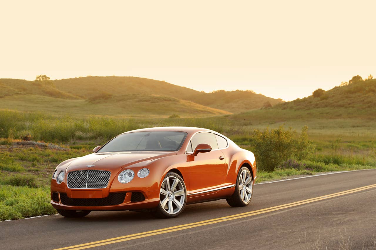 2011 Bentley Continental GT front 3/4 view