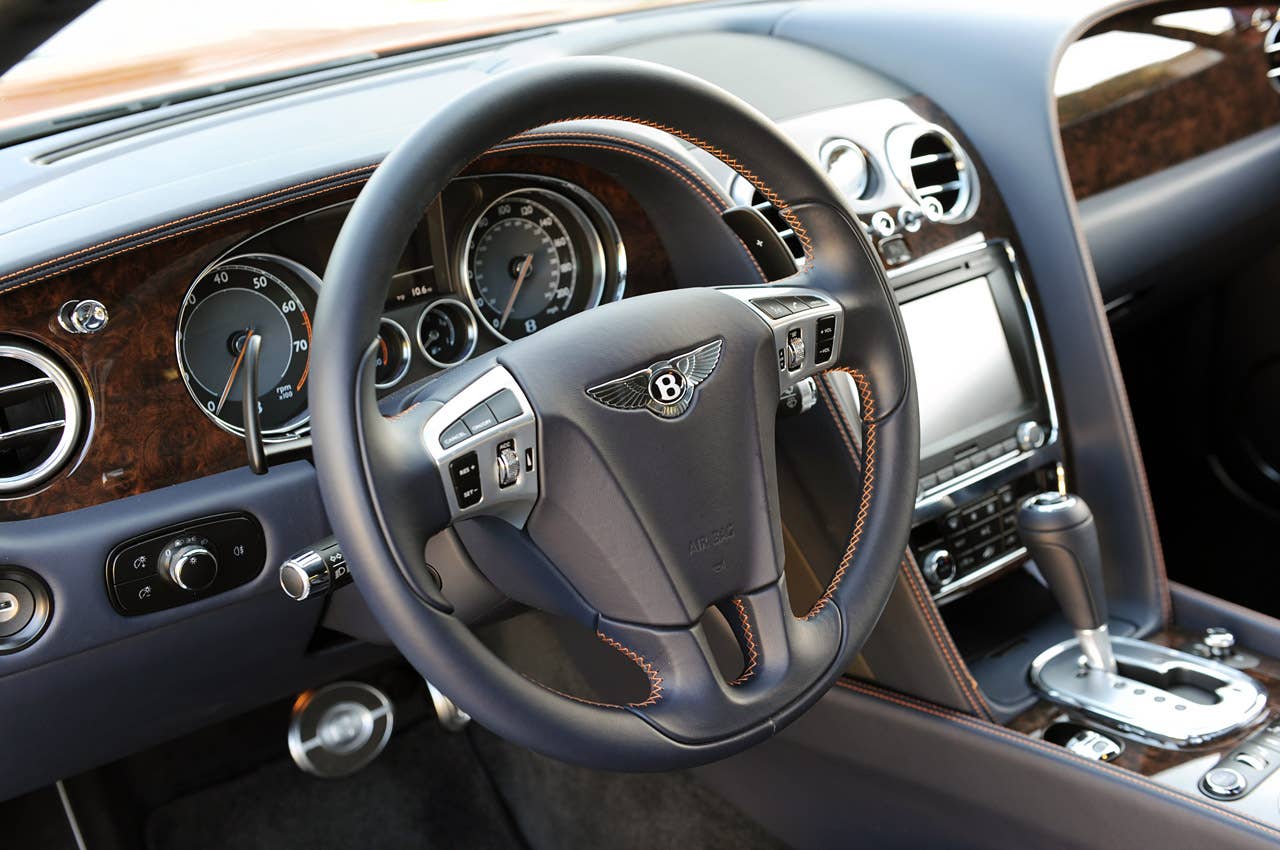 2011 Bentley Continental GT steering wheel