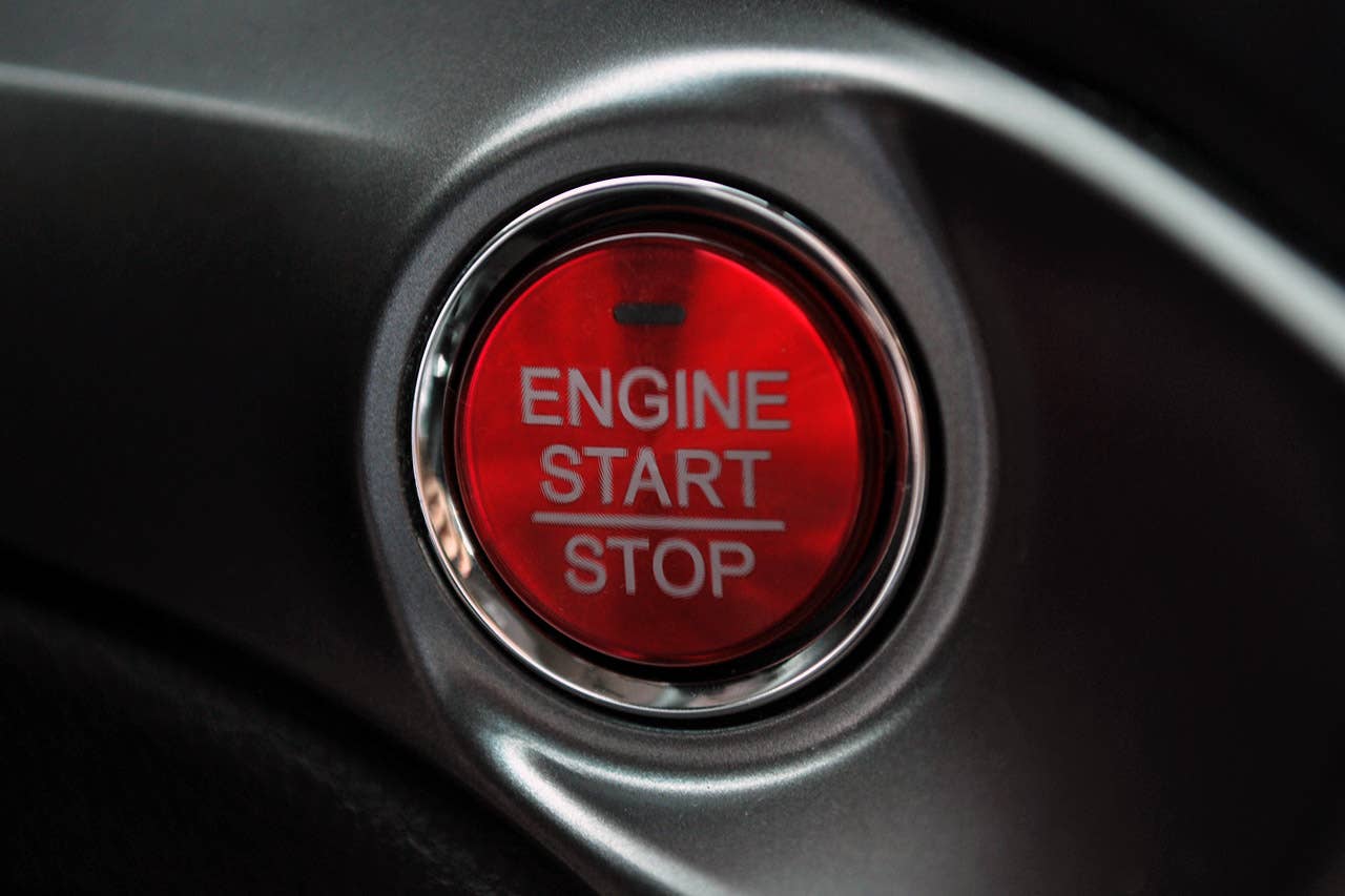 2013 Acura ILX start button