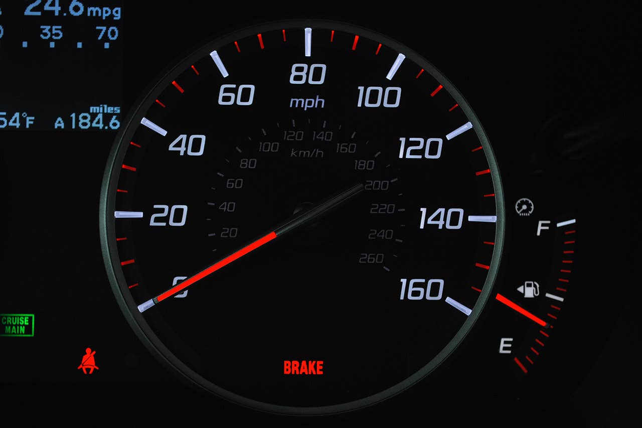 2013 Acura ILX speedometer