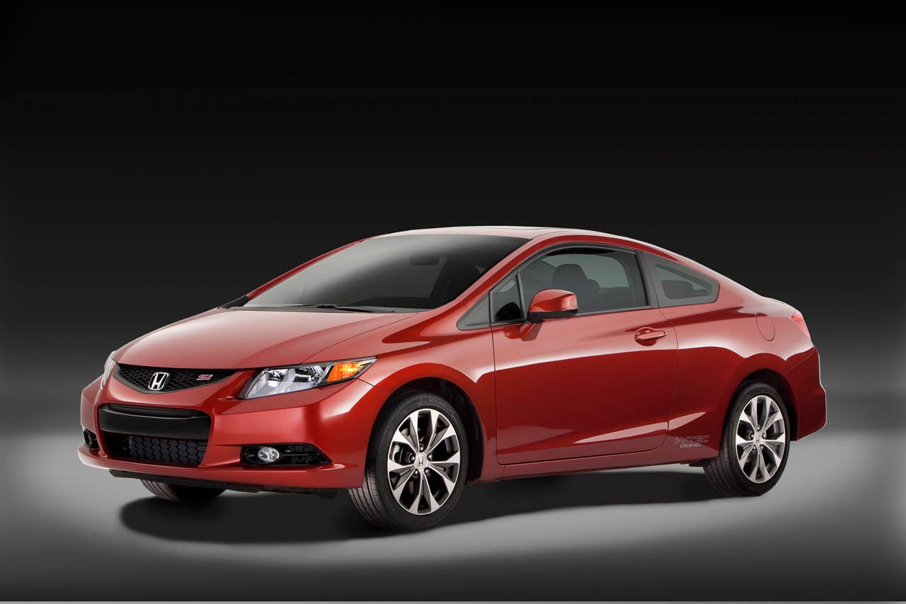 2012 Honda Civic Si Coupe front 3/4