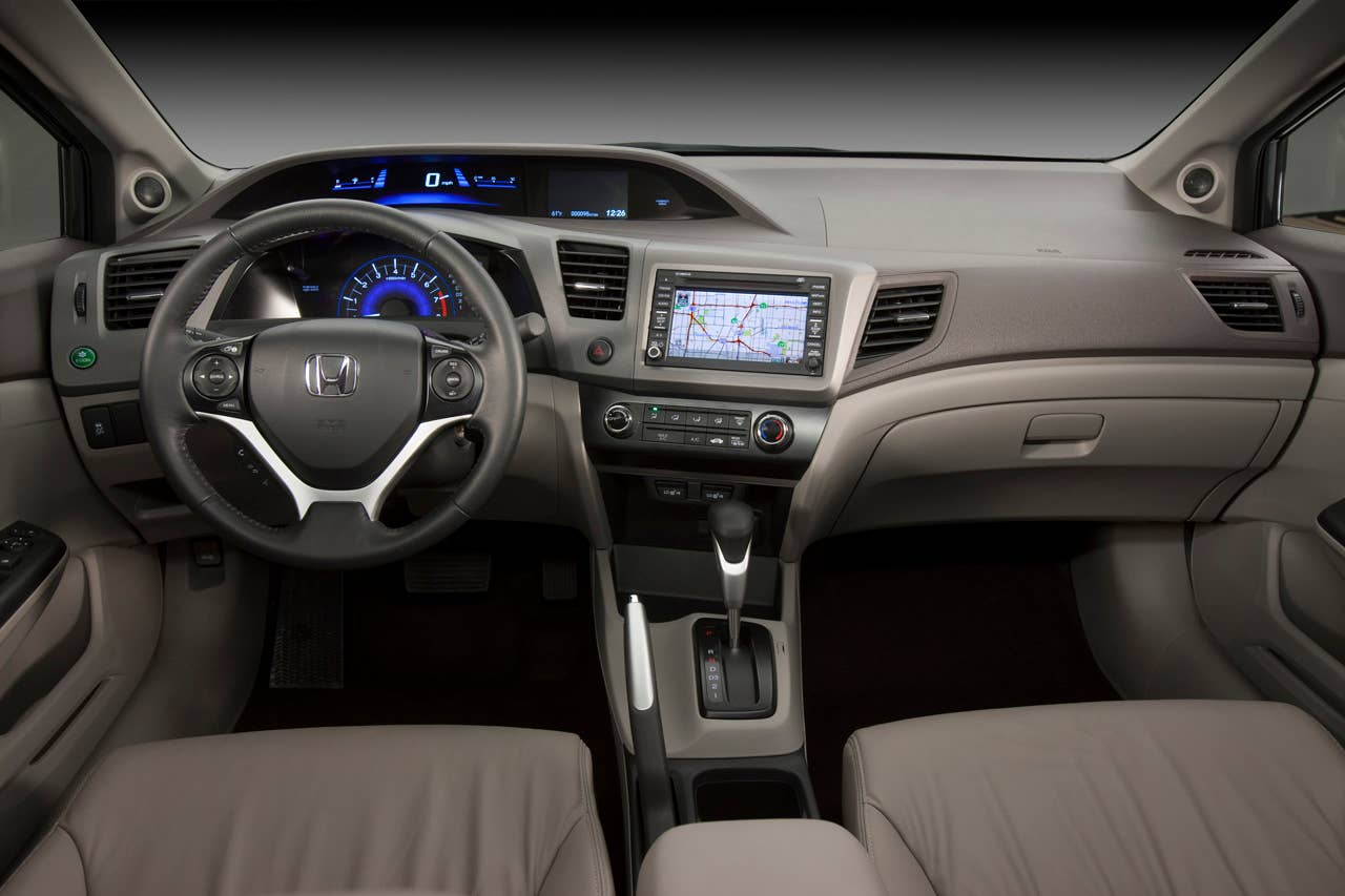 2012 Honda Civic EX-L Sedan with navigation interior