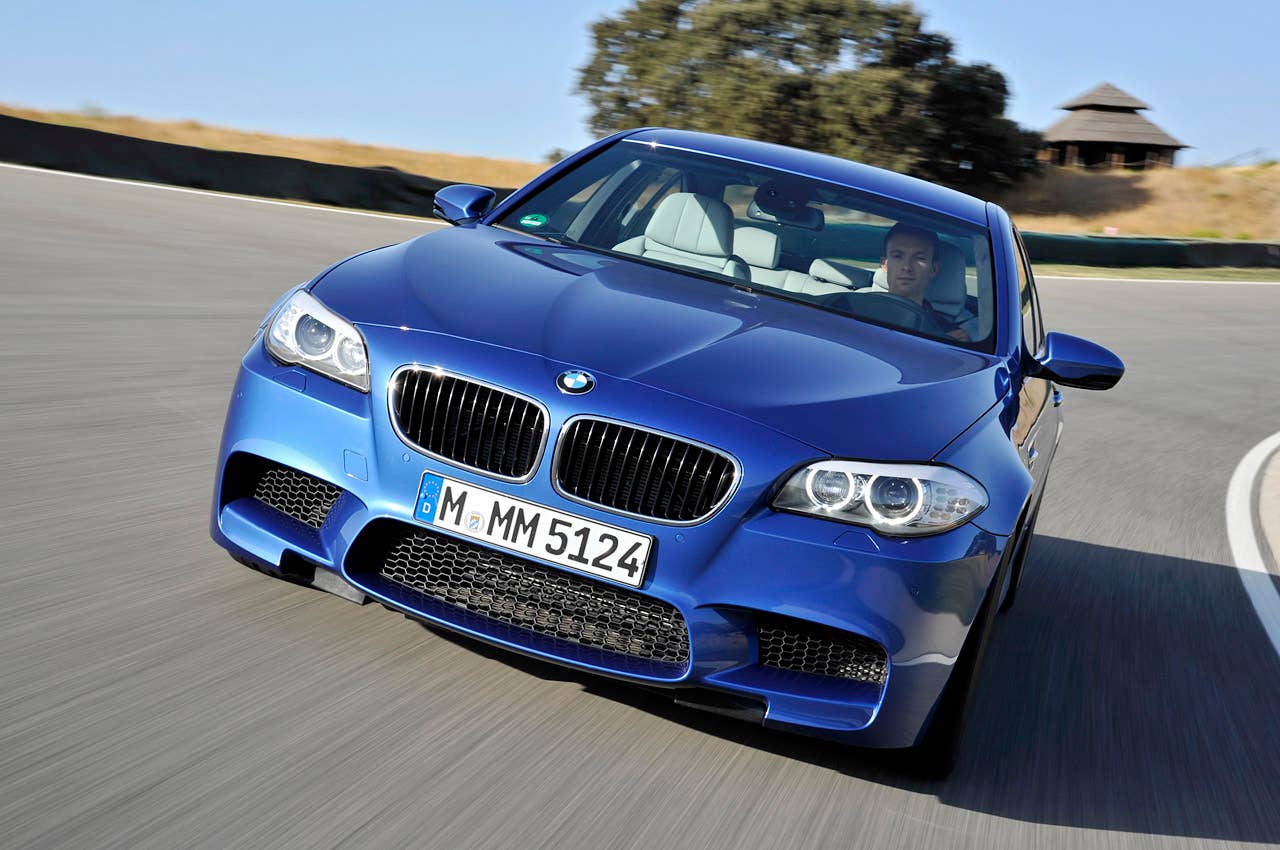 2012 BMW M5 driving