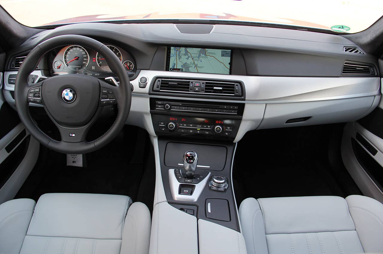 2012 BMW M5 interior