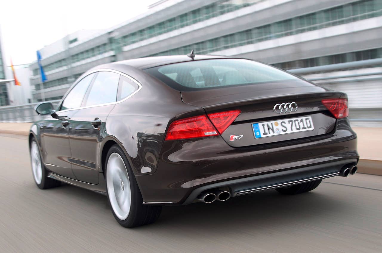 2013 Audi S7 driving