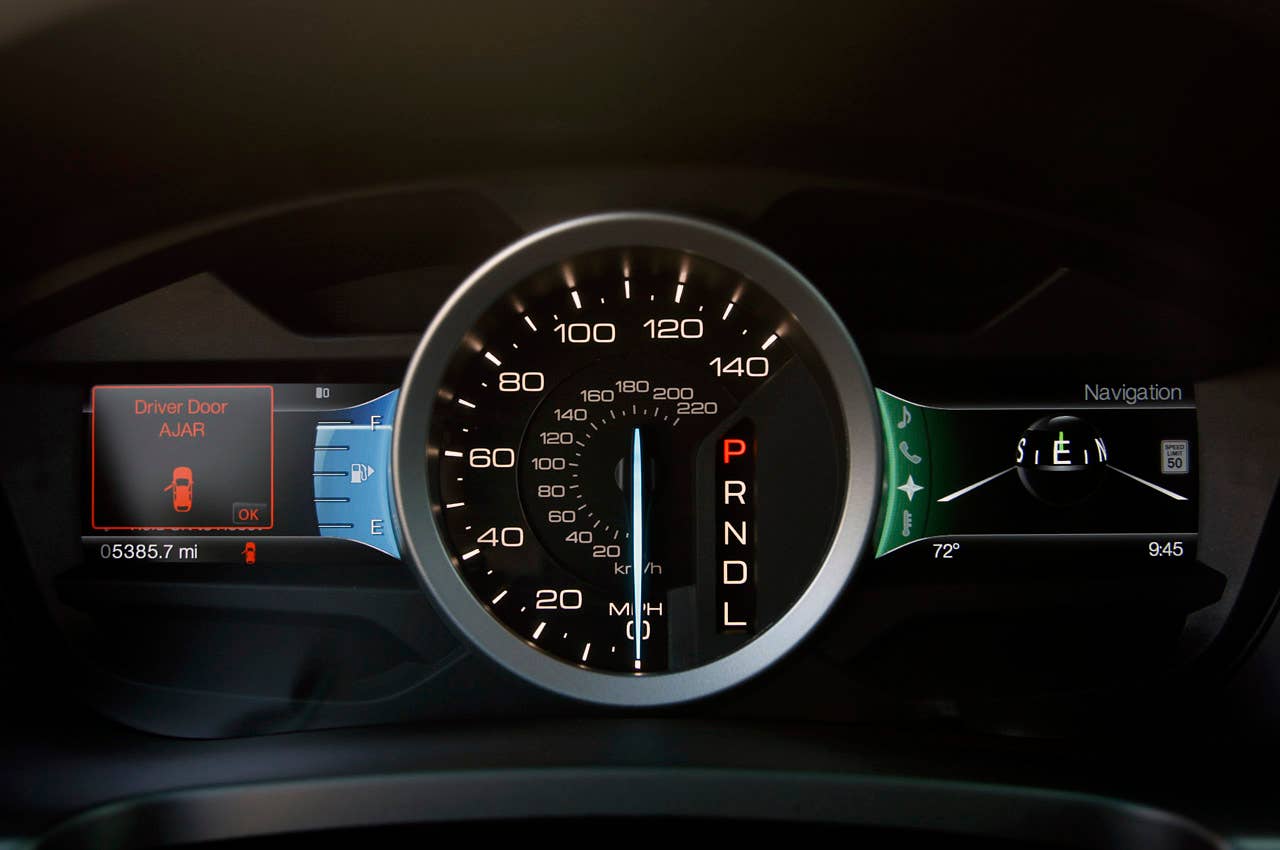 2012 Ford Explorer EcoBoost gauges