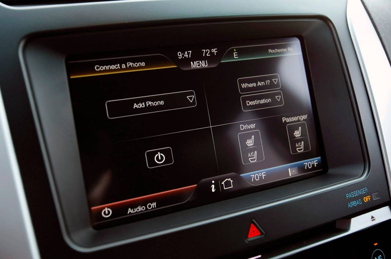 2012 Ford Explorer EcoBoost multimedia display