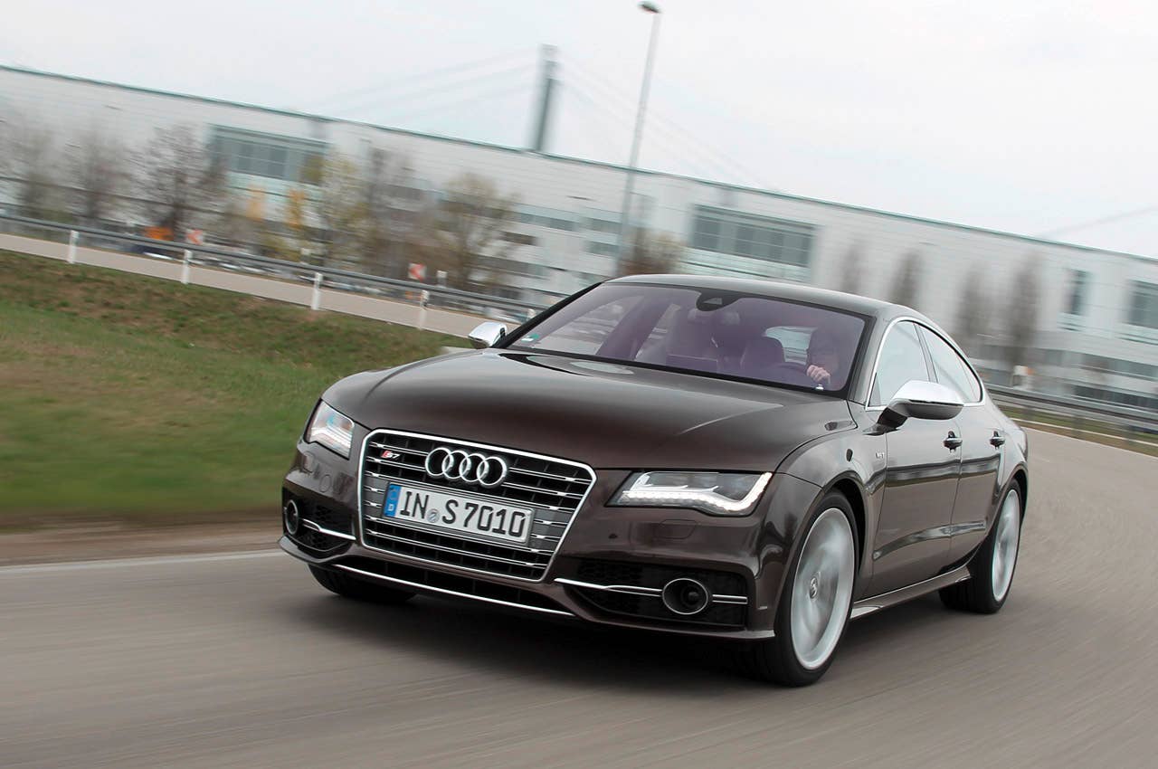 2013 Audi S7 driving