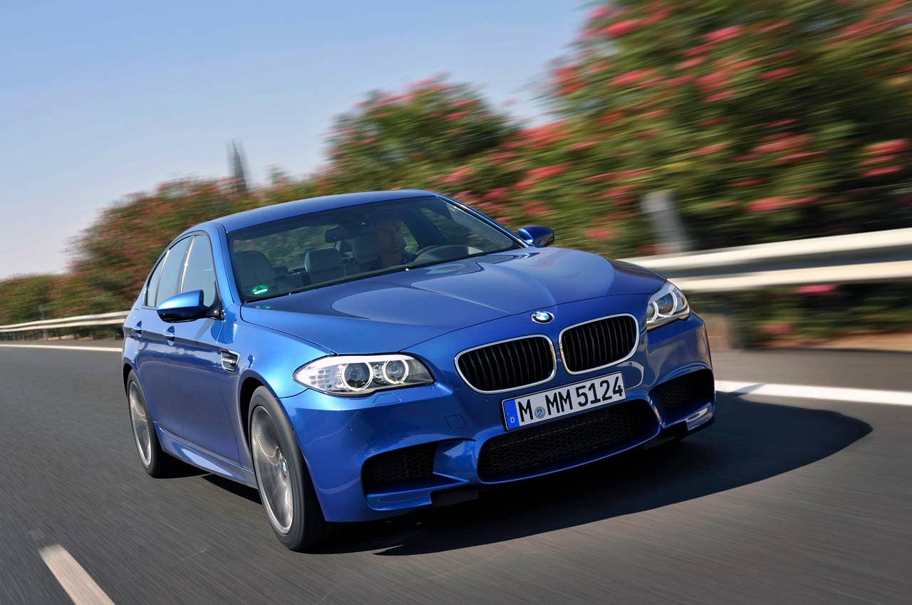 2012 BMW M5 driving