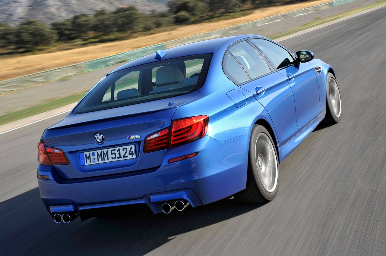 2012 BMW M5 driving