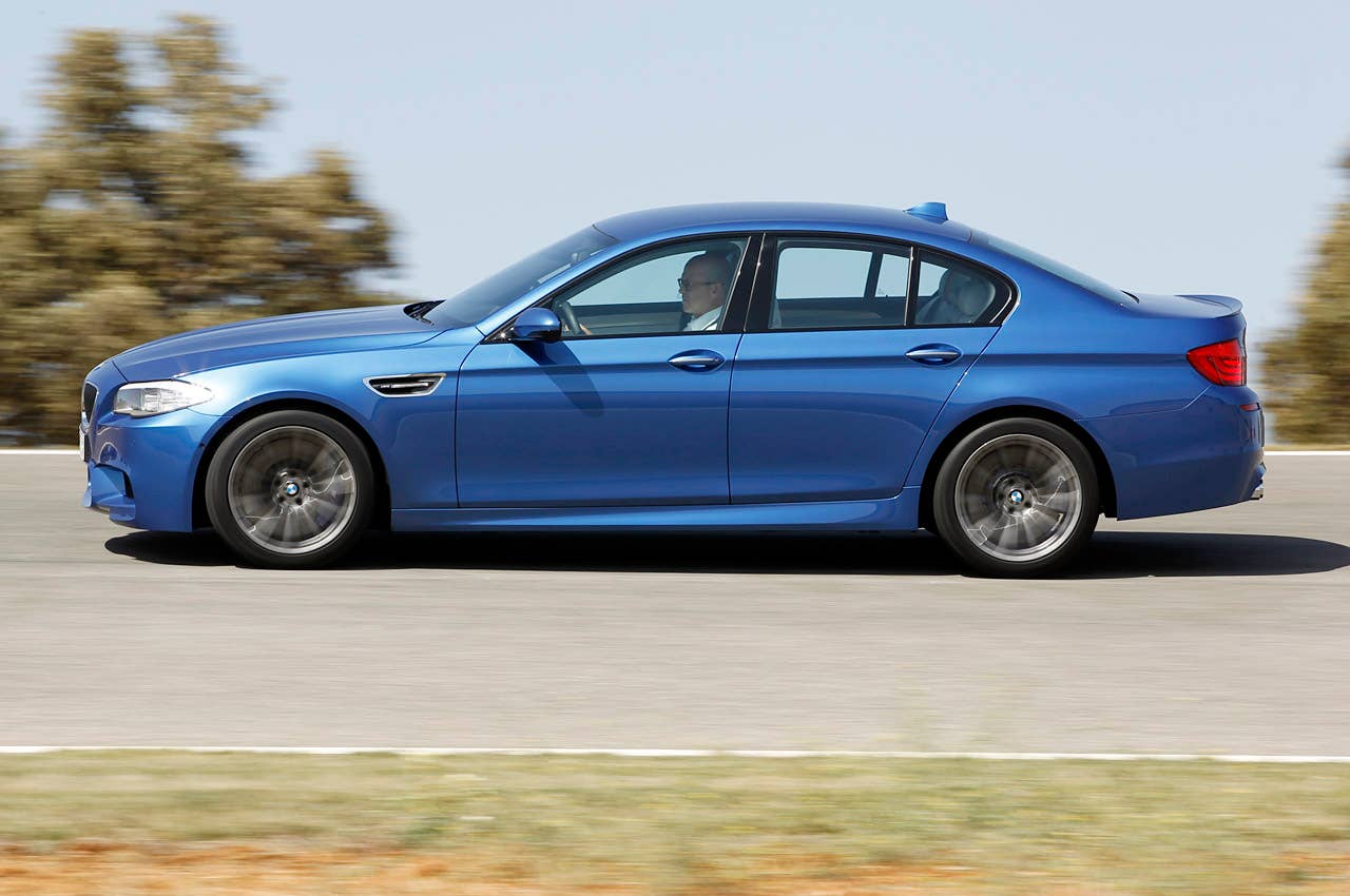 2012 BMW M5 driving