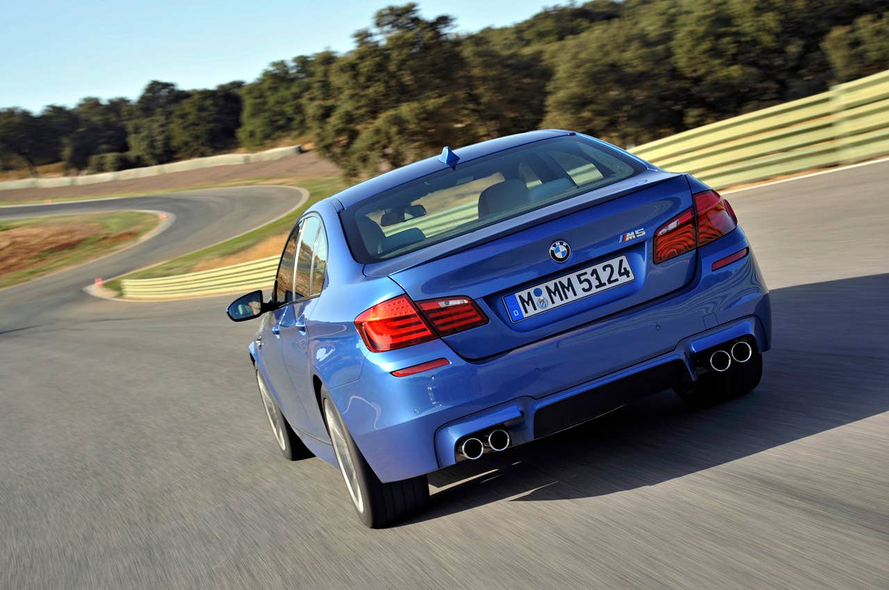 2012 BMW M5 driving