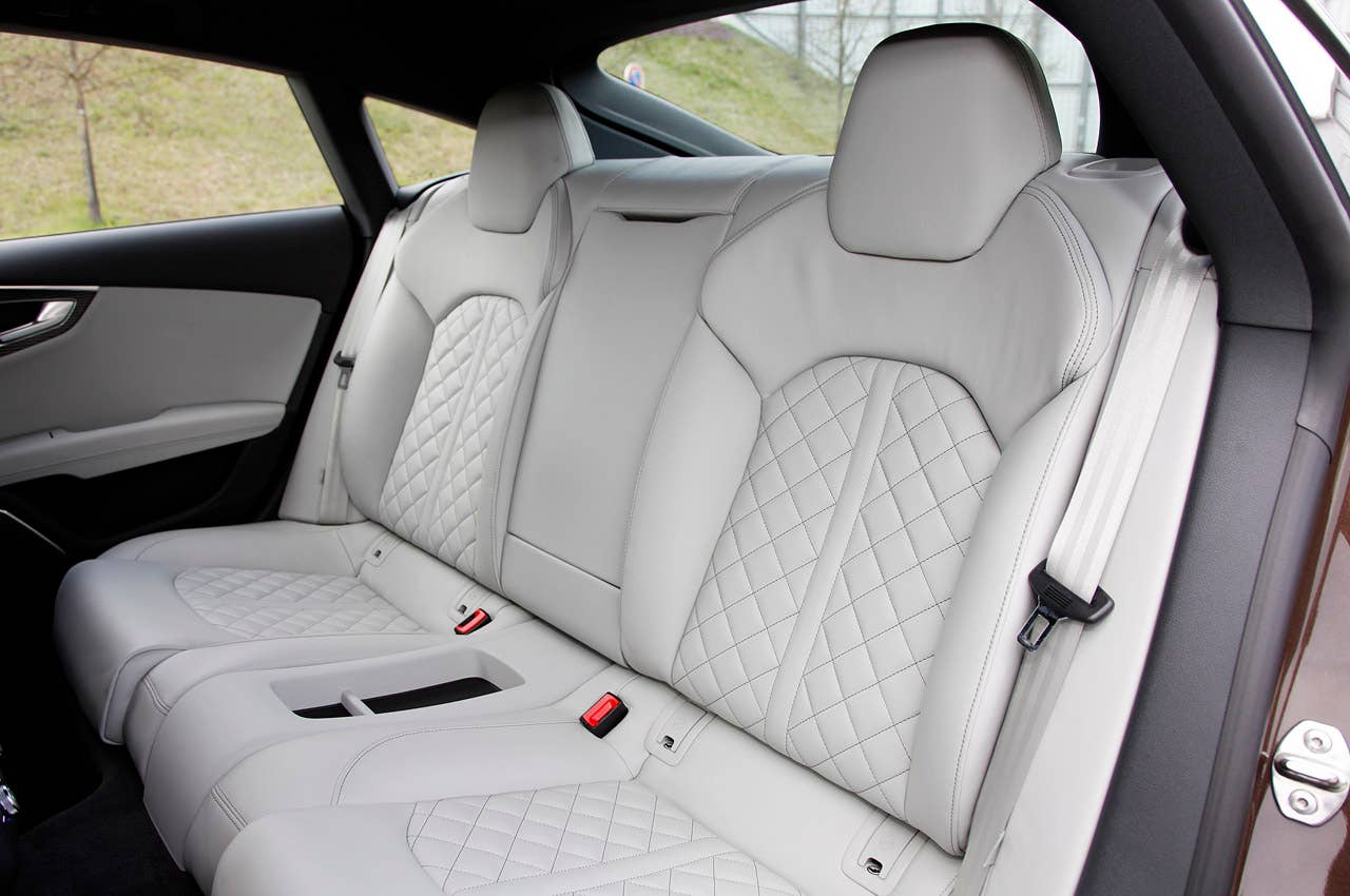 2013 Audi S7 rear seats
