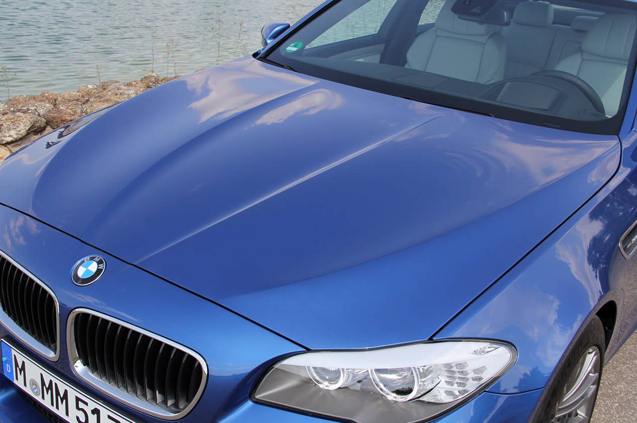 2012 BMW M5 hood