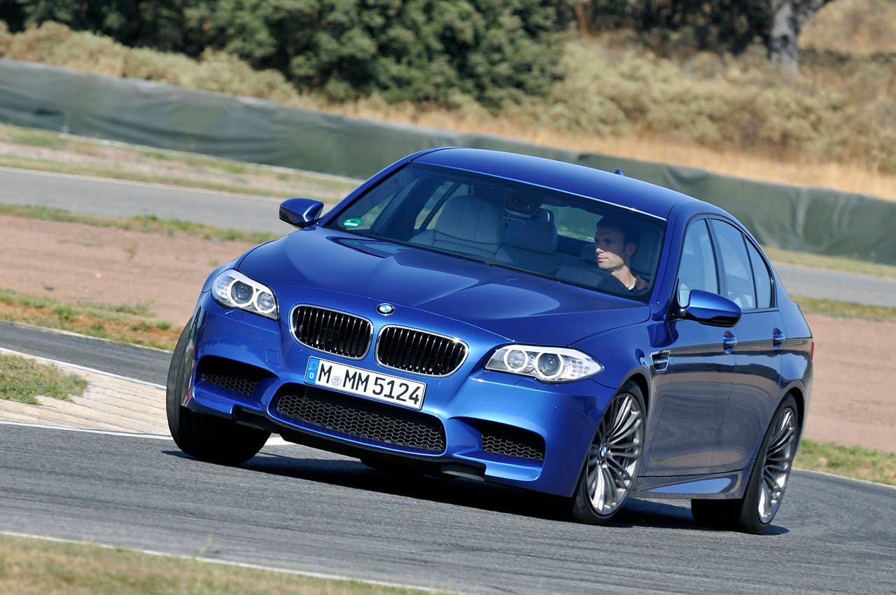 2012 BMW M5 driving