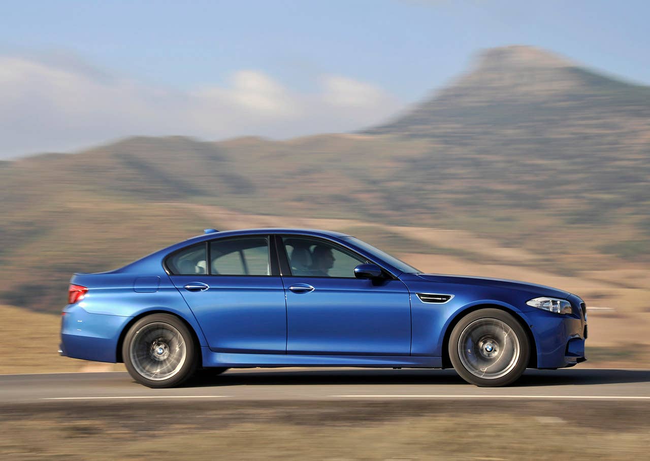 2012 BMW M5 driving