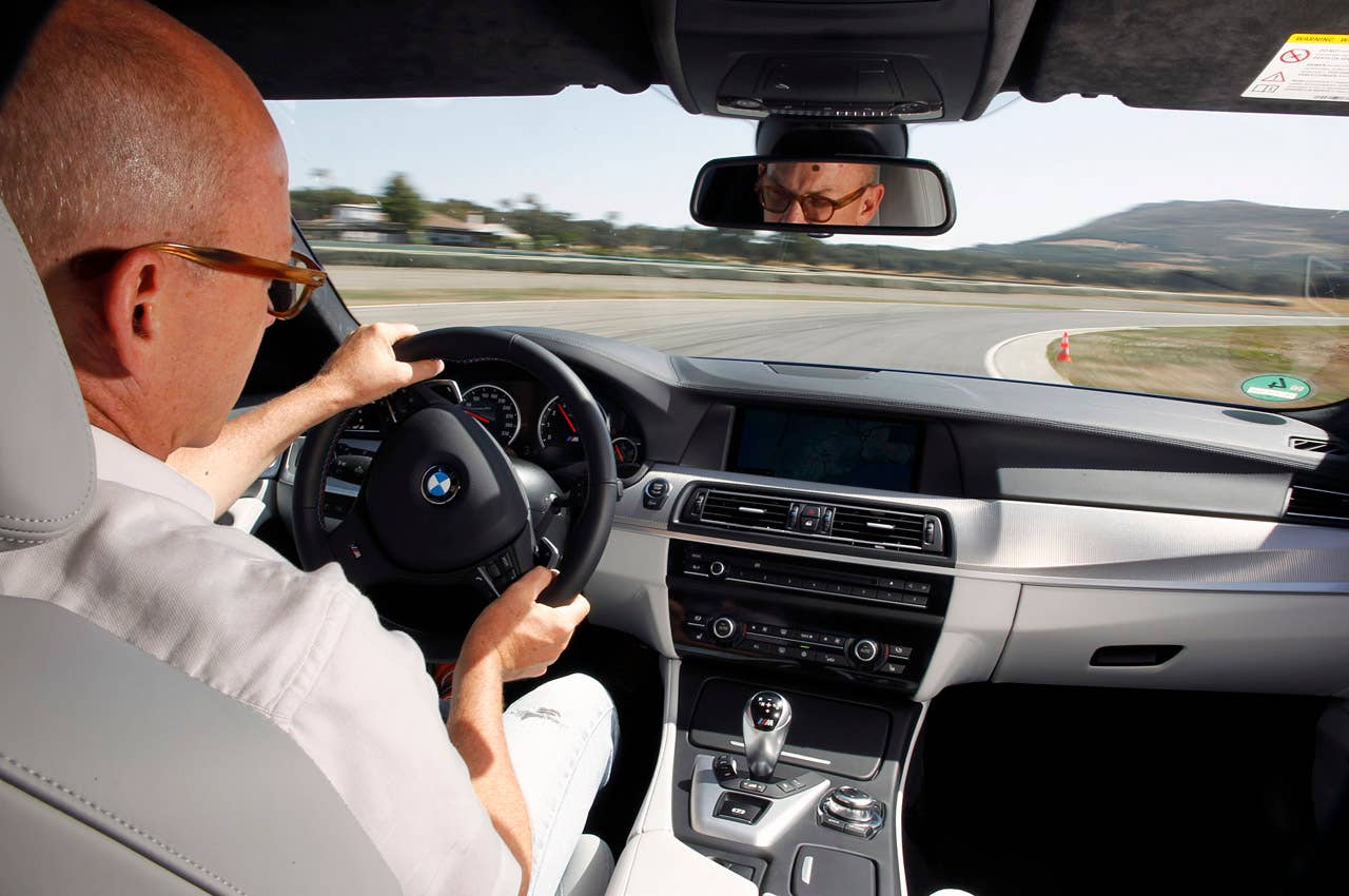 2012 BMW M5 interior
