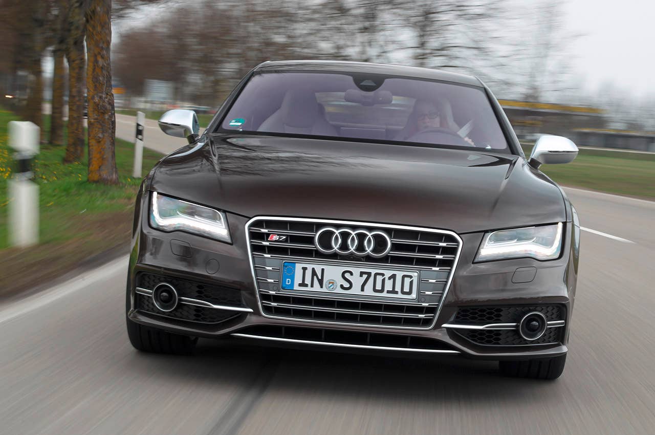 2013 Audi S7 driving