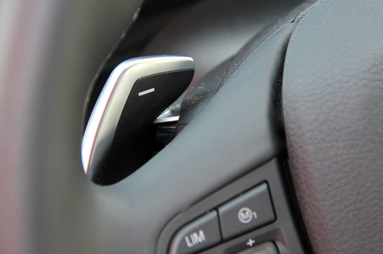 2012 BMW M5 paddle shifter
