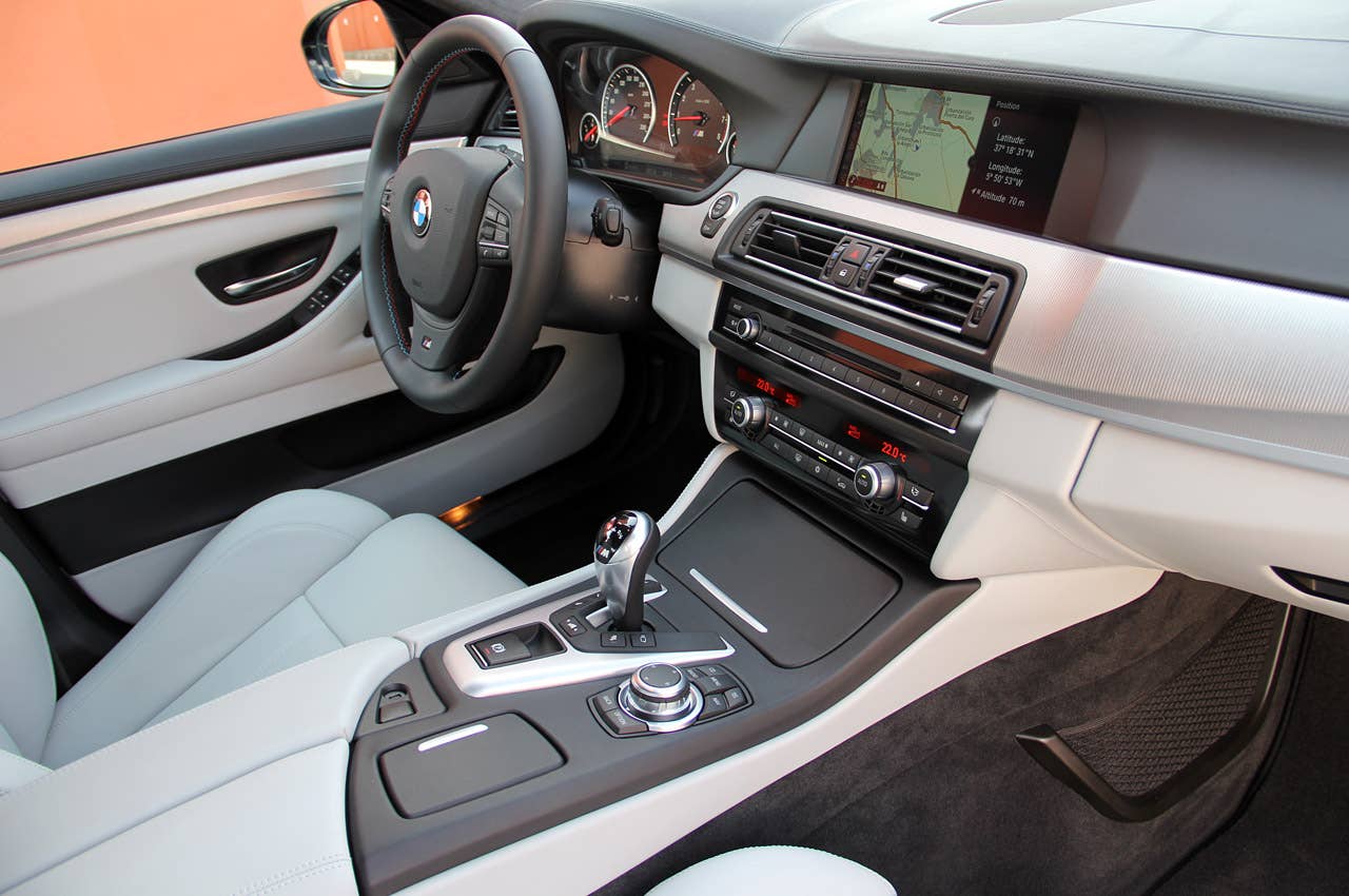 2012 BMW M5 interior