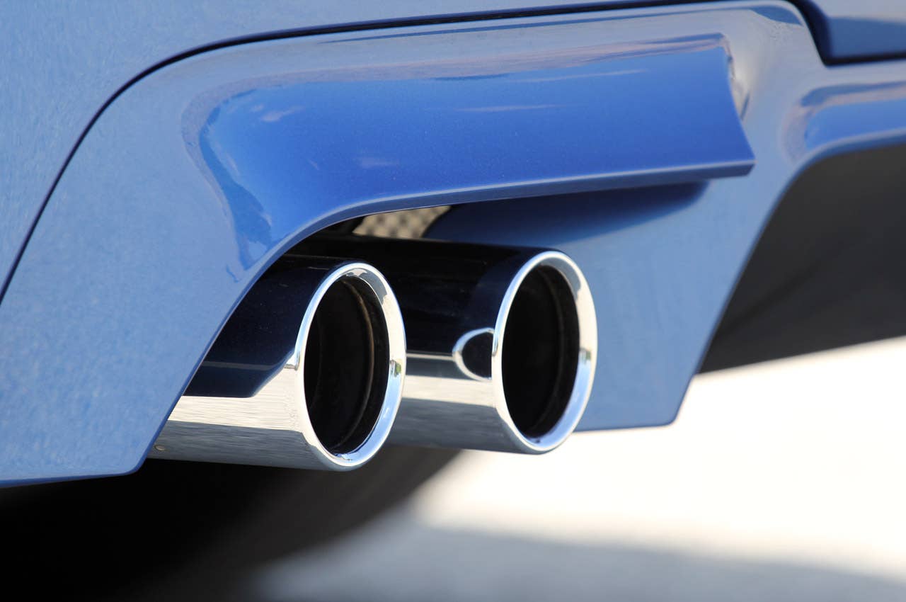 2012 BMW M5 exhaust tips