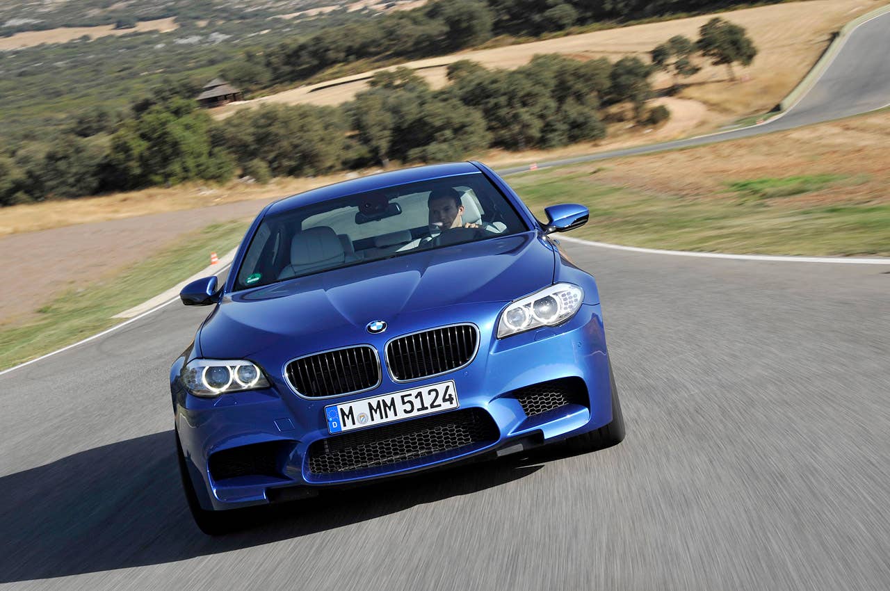 2012 BMW M5 driving