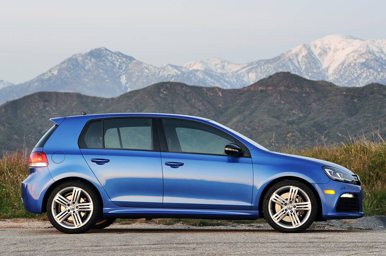 2012 Volkswagen Golf R side view