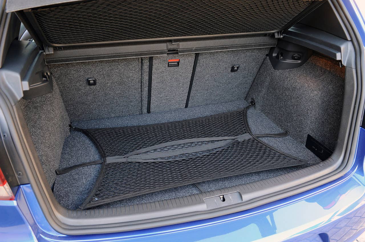 2012 Volkswagen Golf R rear cargo area