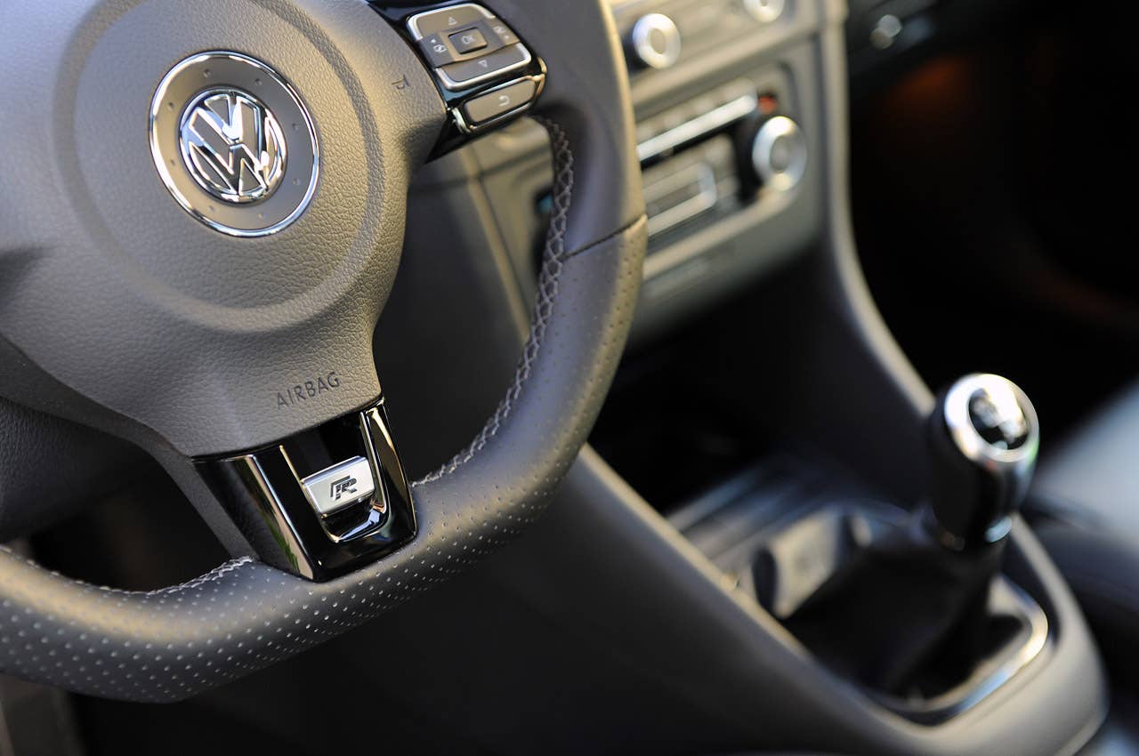 2012 Volkswagen Golf R steering wheel