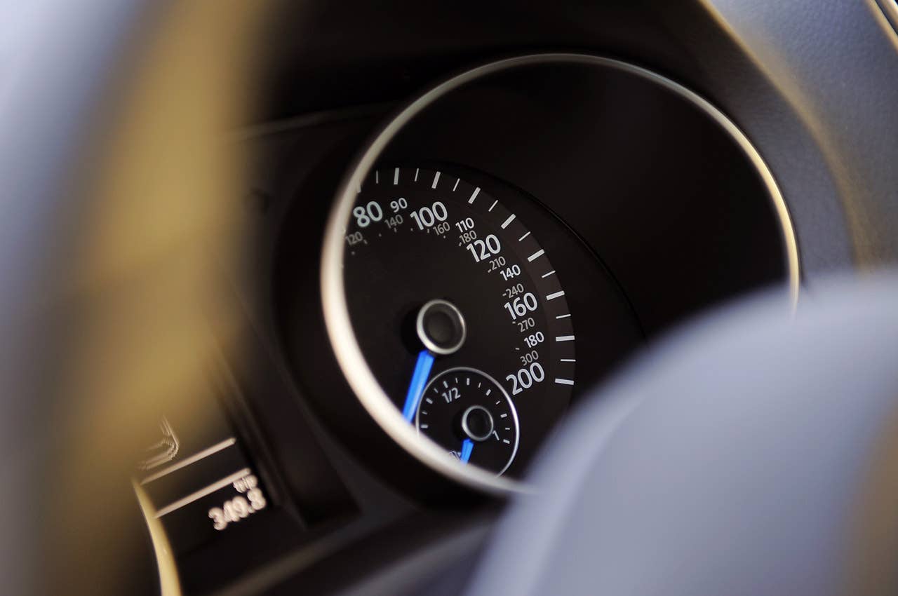 2012 Volkswagen Golf R speedometer