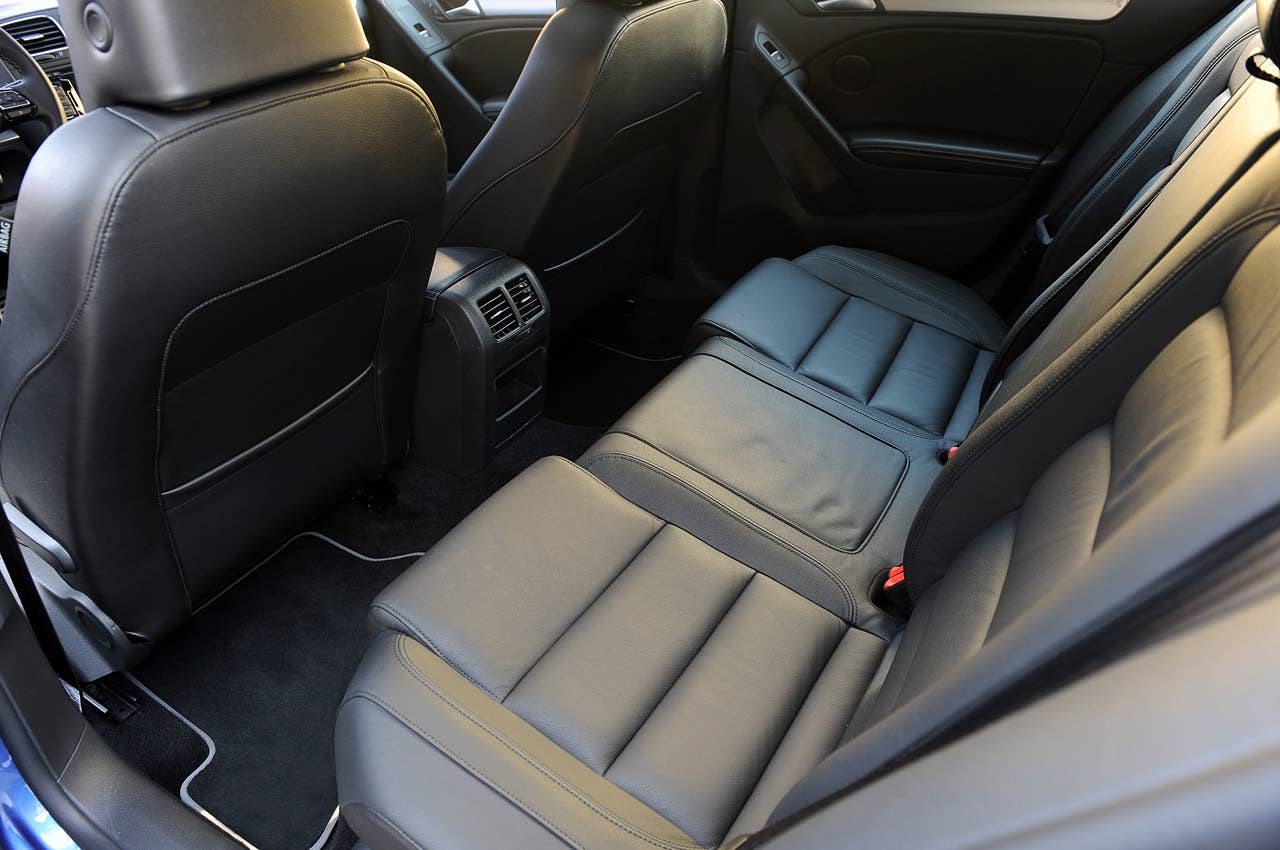 2012 Volkswagen Golf R rear seats