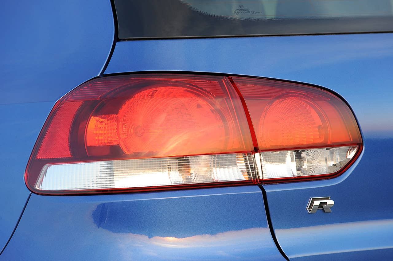 2012 Volkswagen Golf R taillight