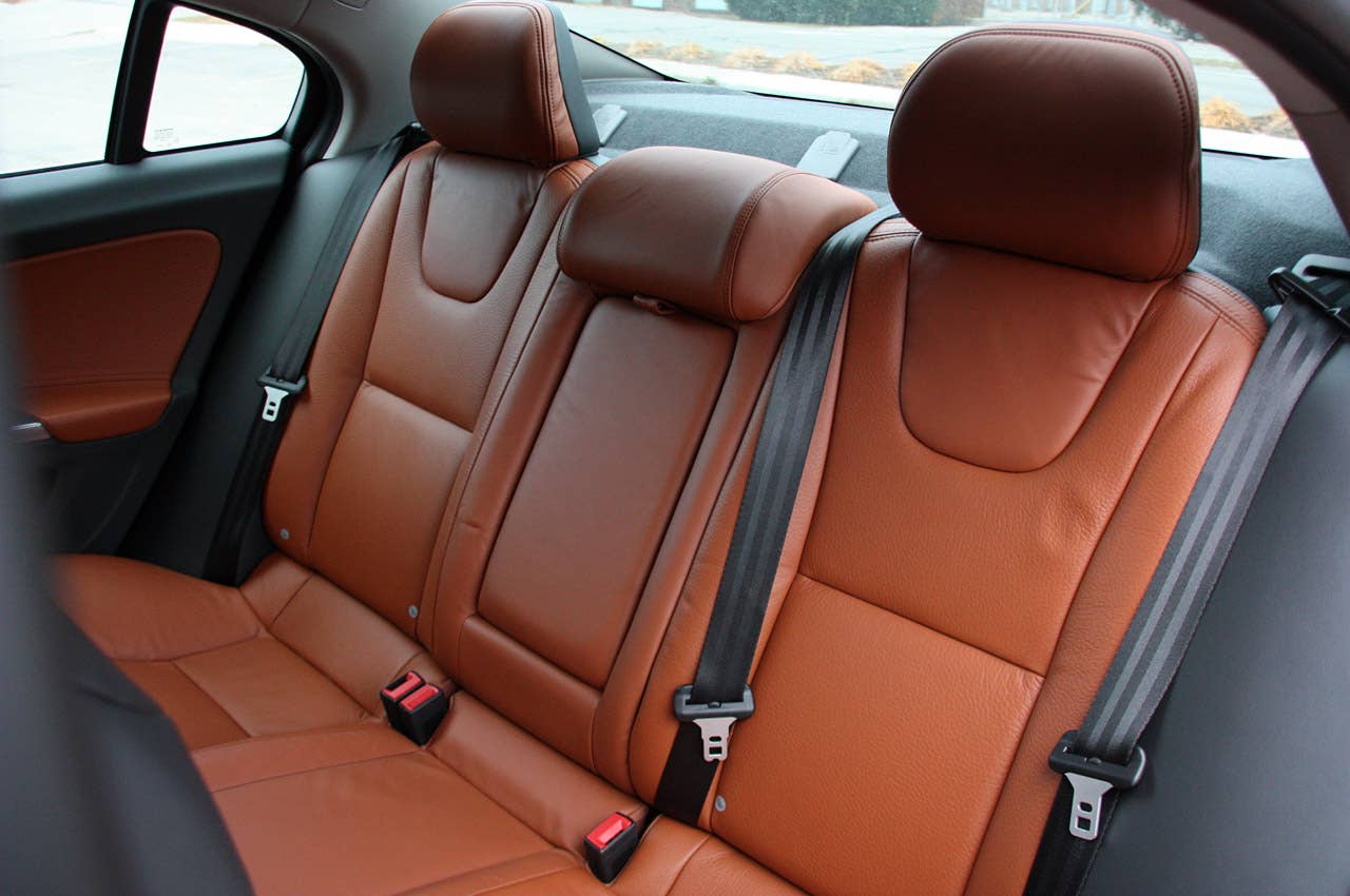 2011 Volvo S60 rear seats