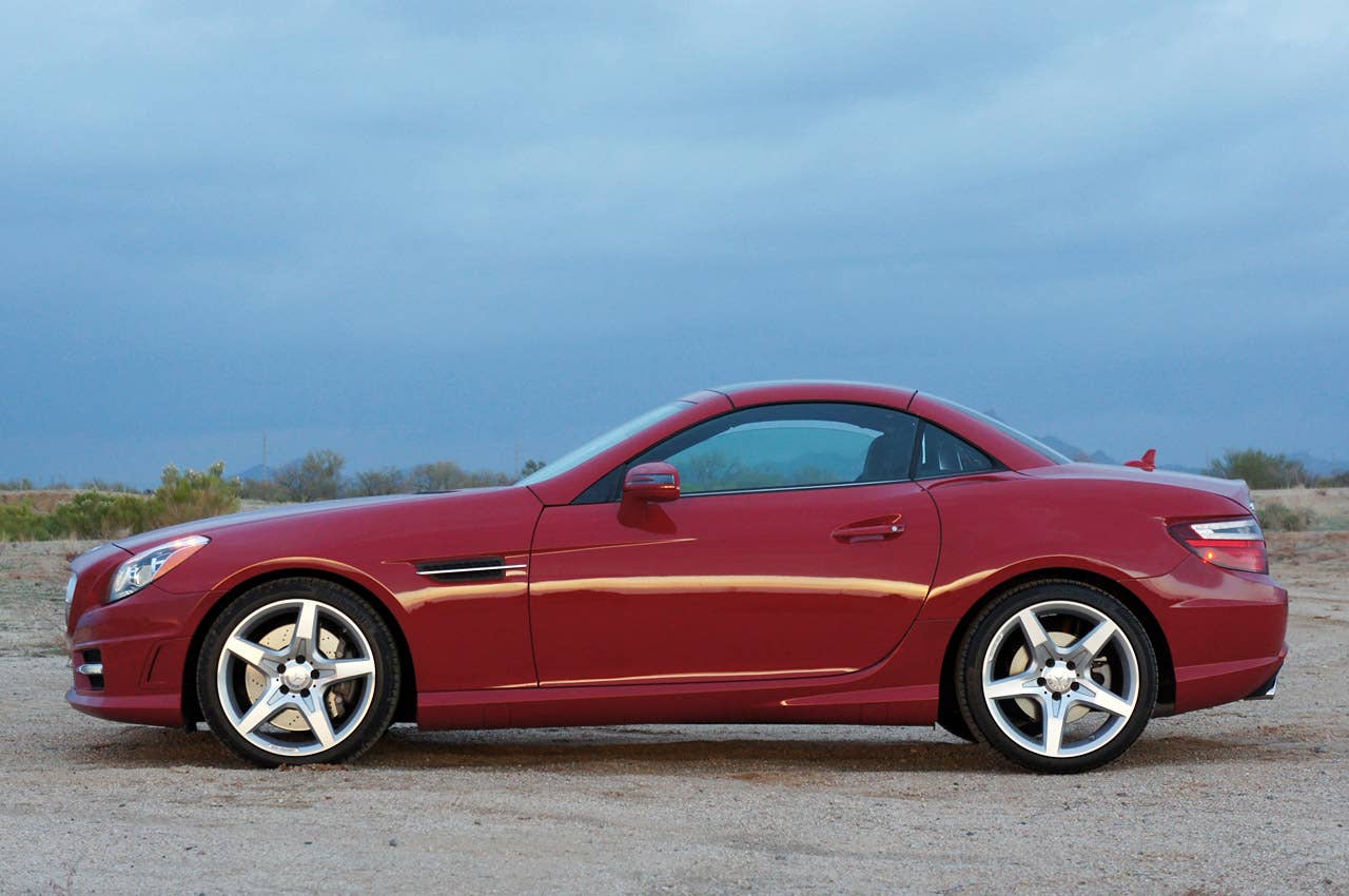 2012 Mercedes-Benz SLK350 side view