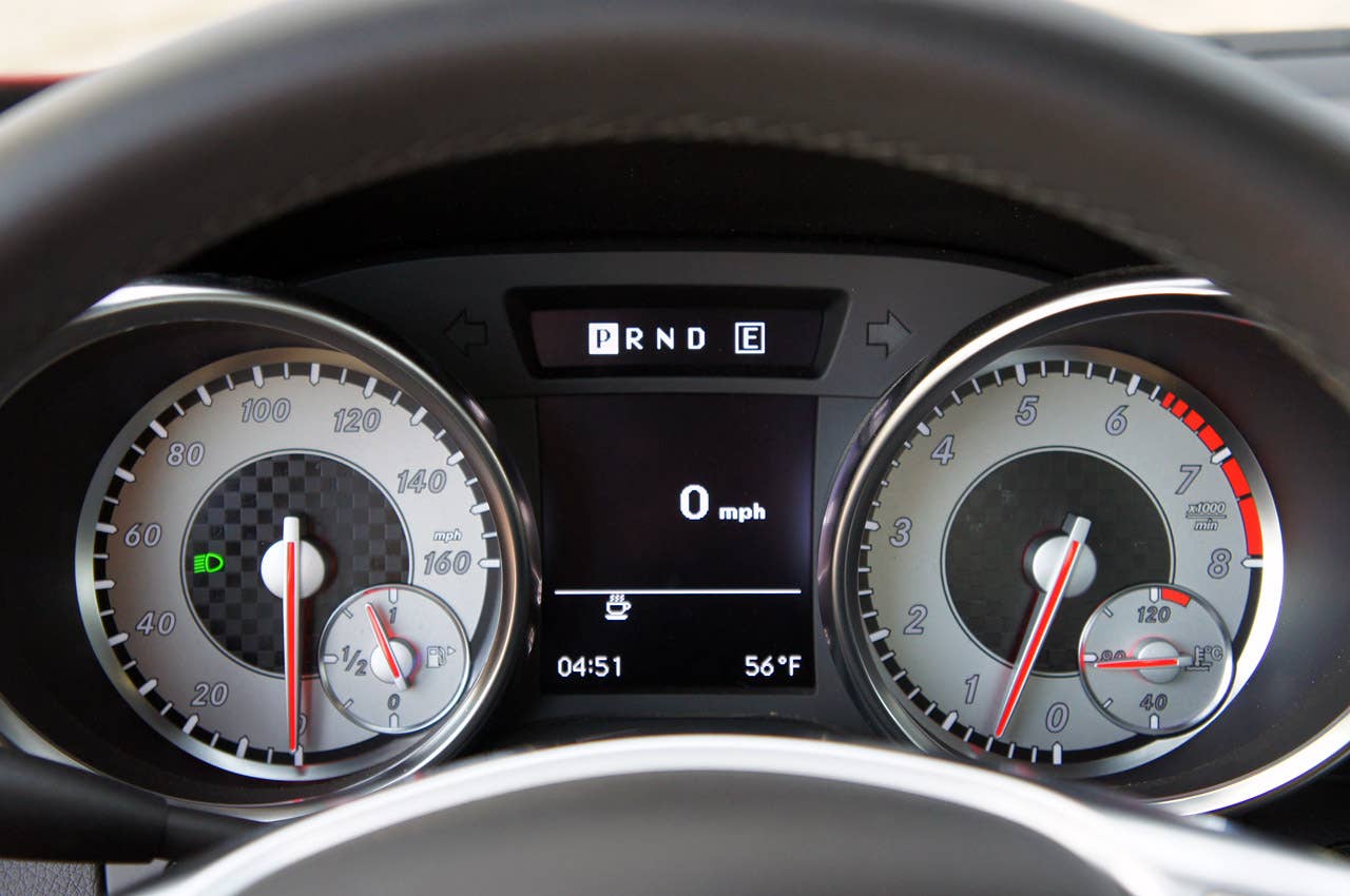 2012 Mercedes-Benz SLK350 gauges