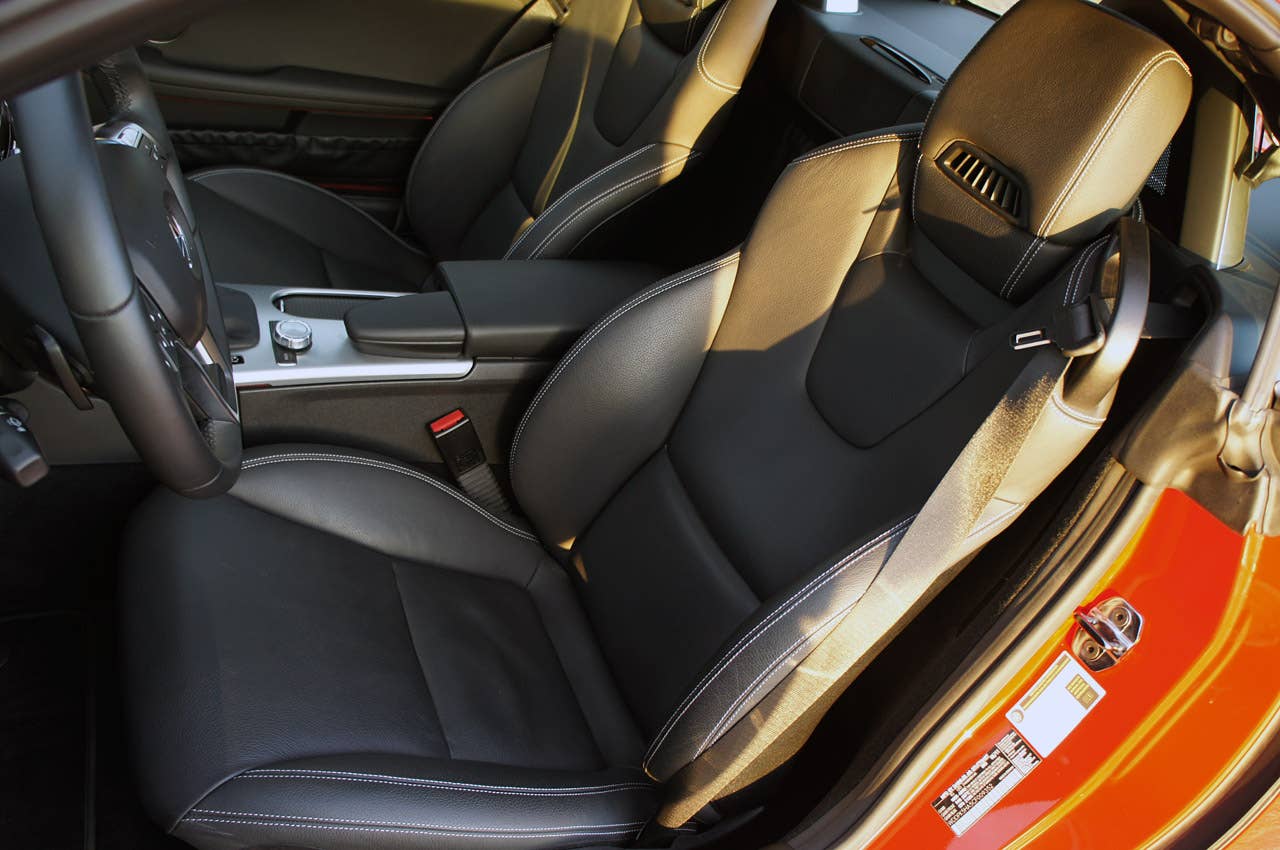 2012 Mercedes-Benz SLK350 seats