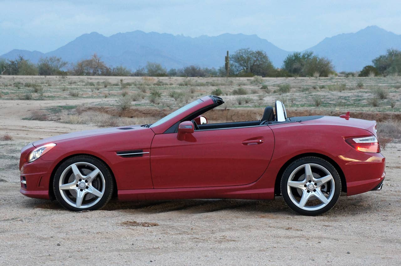 2012 Mercedes-Benz SLK350 side view