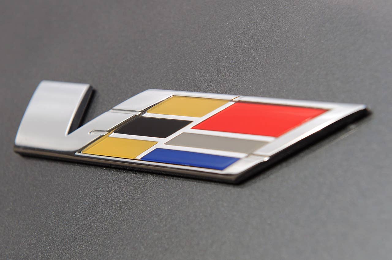 2011 Cadillac CTS-V Coupe badge