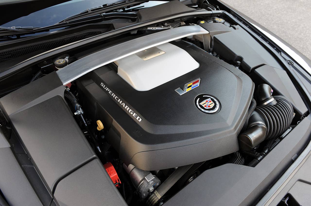 2011 Cadillac CTS-V Coupe engine