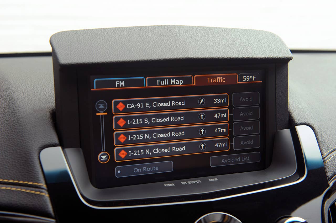 2011 Cadillac CTS-V Coupe navigation system