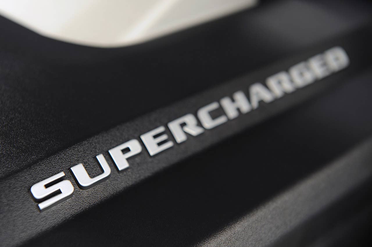 2011 Cadillac CTS-V Coupe engine badge