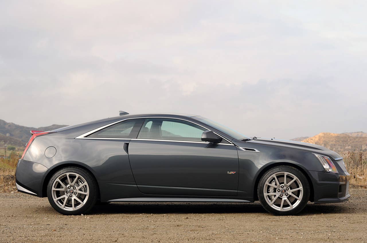 2011 Cadillac CTS-V Coupe side view